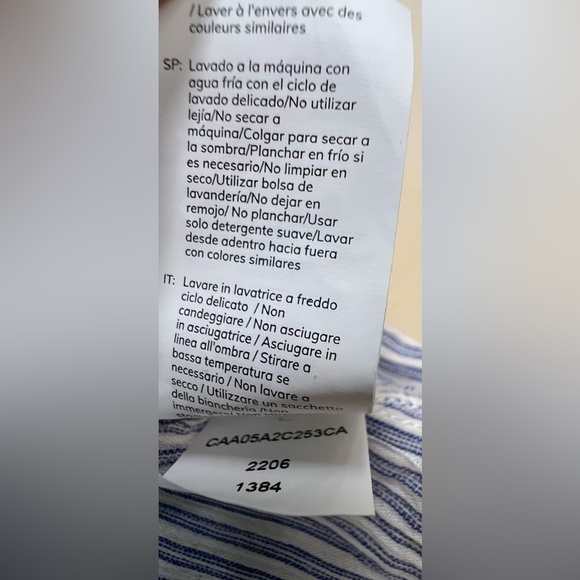 Cupshe Analia Dolman Sleeve Stripe Shirt Collar Oversized Dress - Picture 8 of 8